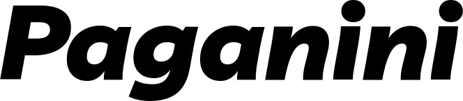 Vorschau des Bootsnamens "Paganini" als Schriftzug für "Bootsbeschriftung Kursiv 06"
