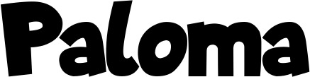 Vorschau des Bootsnamens "Paloma" als Schriftzug für "Bootsbeschriftung Neu 48"