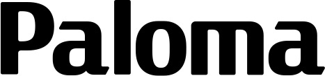 Vorschau des Bootsnamens "Paloma" als Schriftzug für "Bootsbeschriftung Fett 22"