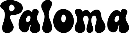 Vorschau des Bootsnamens "Paloma" als Schriftzug für "Bootsbeschriftung Neu 62"