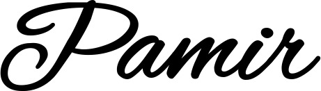 Vorschau des Bootsnamens "Pamir" als Schriftzug für "Bootsbeschriftung Klassisch 35"