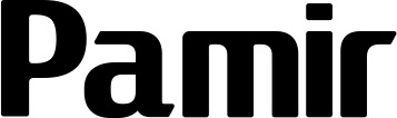 Vorschau des Bootsnamens "Pamir" als Schriftzug für "Bootsbeschriftung Fett 22"