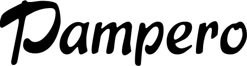Vorschau des Bootsnamens "Pampero" als Schriftzug für "Bootsbeschriftung Klassisch 15"