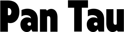 Vorschau des Bootsnamens "Pan Tau" als Schriftzug für "Bootsbeschriftung Fett 24"