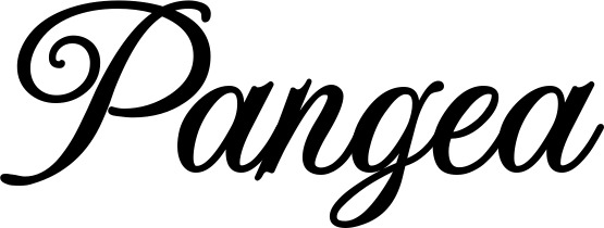 Vorschau des Bootsnamens "Pangea" als Schriftzug für "Bootsbeschriftung Klassisch 70"