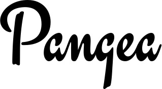 Vorschau des Bootsnamens "Pangea" als Schriftzug für "Style Klassisch 63"