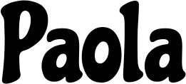 Vorschau des Bootsnamens "Paola" als Schriftzug für "Bootsbeschriftung Neu 41"