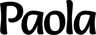 Vorschau des Bootsnamens "Paola" als Schriftzug für "Bootsbeschriftung Klassisch 94"
