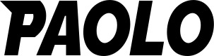 Vorschau des Bootsnamens "Paolo" als Schriftzug für "Bootsbeschriftung Neu 15"