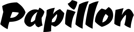Vorschau des Bootsnamens "Papillon" als Schriftzug für "Style Neu 39"