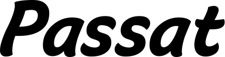 Vorschau des Bootsnamens "Passat" als Schriftzug für "Bootsbeschriftung Klassisch 14"