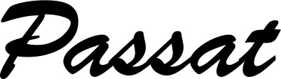 Vorschau des Bootsnamens "Passat" als Schriftzug für "Bootsbeschriftung Klassisch 03"