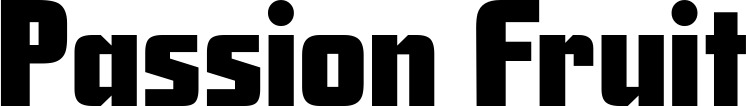 Vorschau des Bootsnamens "Passion Fruit" als Schriftzug für "Bootsbeschriftung Neu 11"