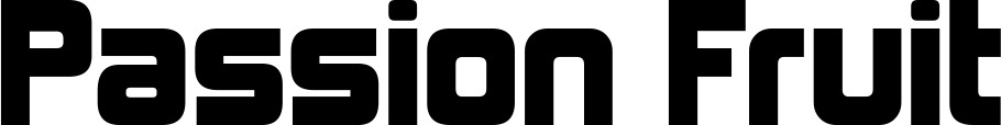 Vorschau des Bootsnamens "Passion Fruit" als Schriftzug für "Bootsbeschriftung Neu 25"