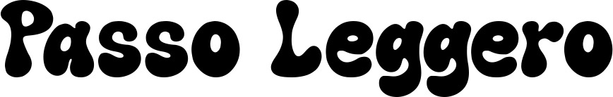 Vorschau des Bootsnamens "Passo Leggero" als Schriftzug für "Bootsbeschriftung Neu 62"