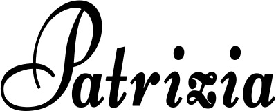 Vorschau des Bootsnamens "Patrizia" als Schriftzug für "Bootsbeschriftung Klassisch 76"