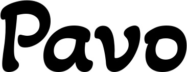 Vorschau des Bootsnamens "Pavo" als Schriftzug für "Bootsbeschriftung Klassisch 103"