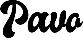 Vorschau des Bootsnamens "Pavo" als Schriftzug für "Bootsbeschriftung Klassisch 41"