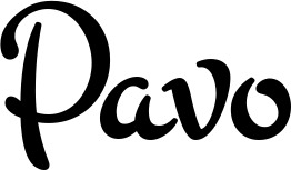 Vorschau des Bootsnamens "Pavo" als Schriftzug für "Bootsbeschriftung Klassisch 81"