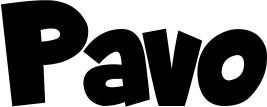 Vorschau des Bootsnamens "Pavo" als Schriftzug für "Bootsbeschriftung Neu 48"