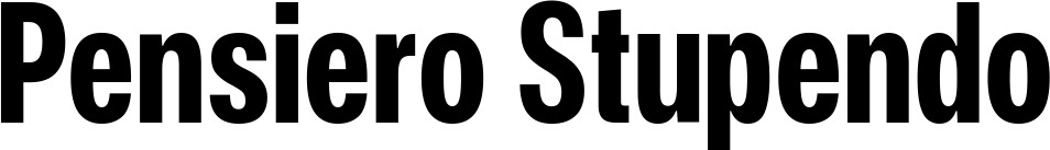 Vorschau des Bootsnamens "Pensiero Stupendo" als Schriftzug für "Bootsbeschriftung Fett 25"