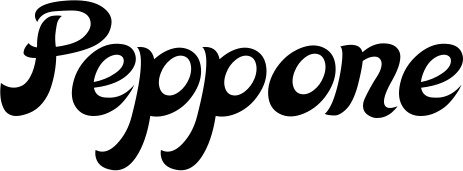 Vorschau des Bootsnamens "Peppone" als Schriftzug für "Bootsbeschriftung Klassisch 33"