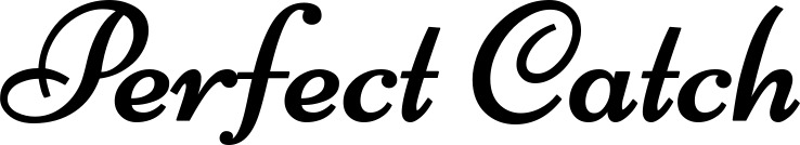 Bootsname 'Perfect Catch' angezeigt als 'Bootsbeschriftung Klassisch 84'