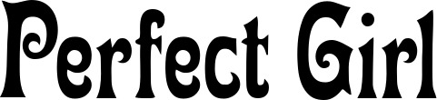 Vorschau des Bootsnamens "Perfect Girl" als Schriftzug für "Bootsbeschriftung Neu 44"