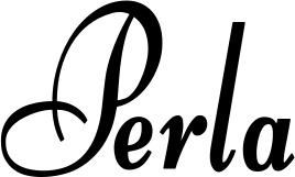 Bootsname 'Perla' angezeigt als 'Bootsbeschriftung Klassisch 76'