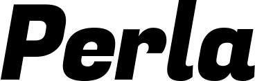Vorschau des Bootsnamens "Perla" als Schriftzug für "Bootsbeschriftung Kursiv 04"