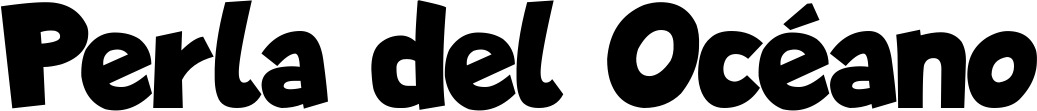Vorschau des Bootsnamens "Perla del Océano" als Schriftzug für "Bootsbeschriftung Neu 48"