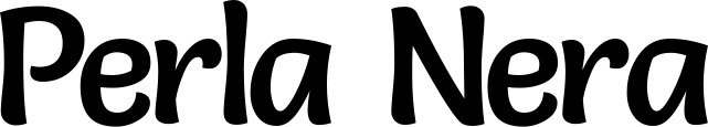 Vorschau des Bootsnamens "Perla Nera" als Schriftzug für "Bootsbeschriftung Klassisch 94"