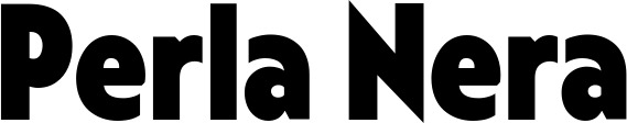 Vorschau des Bootsnamens "Perla Nera" als Schriftzug für "Bootsbeschriftung Fett 24"