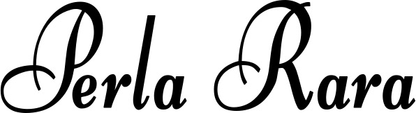 Vorschau des Bootsnamens "Perla Rara" als Schriftzug für "Bootsbeschriftung Klassisch 76"