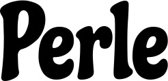 Vorschau des Bootsnamens "Perle" als Schriftzug für "Bootsbeschriftung Klassisch 53"