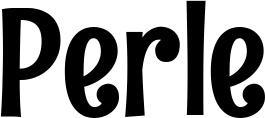 Vorschau des Bootsnamens "Perle" als Schriftzug für "Bootsbeschriftung Neu 68"