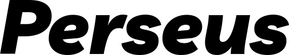 Vorschau des Bootsnamens "Perseus" als Schriftzug für "Bootsbeschriftung Kursiv 06"