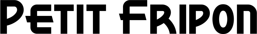 Vorschau des Bootsnamens "Petit Fripon" als Schriftzug für "Bootsbeschriftung Neu 26"