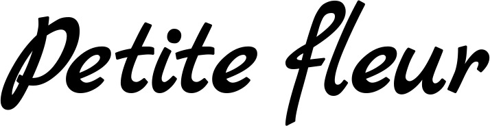 Vorschau des Bootsnamens "Petite fleur" als Schriftzug für "Bootsbeschriftung Klassisch 77"