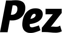 Vorschau des Bootsnamens "Pez" als Schriftzug für "Bootsbeschriftung Kursiv 01"
