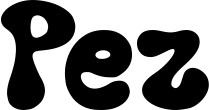 Vorschau des Bootsnamens "Pez" als Schriftzug für "Bootsbeschriftung Neu 62"