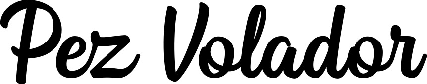 Vorschau des Bootsnamens "Pez Volador" als Schriftzug für "Bootsbeschriftung Klassisch 43"