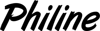 Bootsname 'Philine' angezeigt als 'Bootsbeschriftung Klassisch 38'