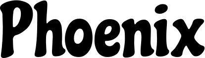 Vorschau des Bootsnamens "Phoenix" als Schriftzug für "Bootsbeschriftung Klassisch 53"