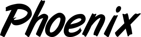 Vorschau des Bootsnamens "Phoenix" als Schriftzug für "Bootsbeschriftung Klassisch 38"