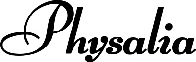 Vorschau des Bootsnamens "Physalia" als Schriftzug für "Bootsbeschriftung Klassisch 76-A"