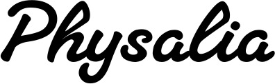 Vorschau des Bootsnamens "Physalia" als Schriftzug für "Bootsbeschriftung Klassisch 65"