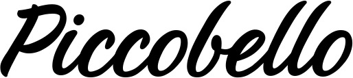 Bootsname 'Piccobello' angezeigt als 'Bootsbeschriftung Klassisch 48'