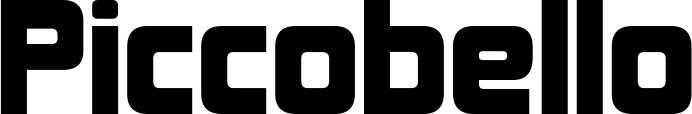 Vorschau des Bootsnamens "Piccobello" als Schriftzug für "Bootsbeschriftung Neu 25"