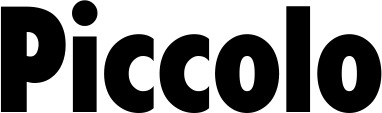 Vorschau des Bootsnamens "Piccolo" als Schriftzug für "Bootsbeschriftung Fett 24"
